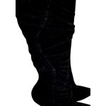 Steven By Steve Madden Steven Black Suede Leather Dress Boots Stiletto Heels NWOB Sz 9.5 Photo 3