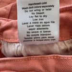 Judy Blue Women's Mid Rise Peach Distressed Jean Shorts Orange Size Large Summer Photo 4