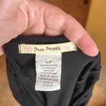 Free People Vintage  Black Slinky Travel Skirt w/ 2 front slits Size Small Photo 5