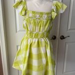 Anthropologie Anthro Maeve Square-Neck Flutter-Sleeve Shirred Dress Photo 4