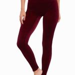 Spanx VELVET RICH BURGUNDY LEGGING PANTS L Photo 4