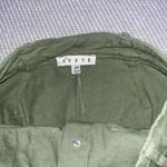 HYFVE  Olive Green Denim Cute Cargo Mini Jean Skirt Pockets Sz Xs Photo 3