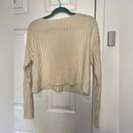 Abound Nordstrom  Ivory V-Neck Ribbed Sweater Photo 2