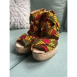 Bettye Muller  Women's Espadrille Wedge Sandals Multicolor Size 7.5 Photo 3