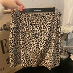 Cheetah Print Skirt Size M Photo 0