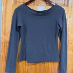 Ivan Grundahl Copenhagen Gray Cotton Stretch Long Sleeve Top Size S Minimalist Photo 0