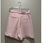 EXPRESS  Pale Pink Bermuda Extreme High Rise Belted Shorts Size 4 NWT Preppy Photo 1