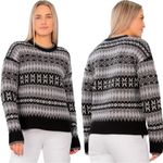 Obermeyer Obermayer Women’s 100% Wool Joanna Sweater Pullover Crewneck Ski in Pattern M Photo 1