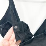 Free People  FP Womens Beach Party Benji Linen Blend‎ Plunge Peplum Top Size 8 Photo 7