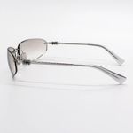 Miu Miu Silver / Light Gray Lens Rectangle Sunglasses Photo 2