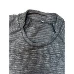 Lululemon Womens Long Sleeve Gray & Black Athletic Top Size 10 Photo 1