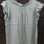 Sweet Wanderer Denim Colored Tank Blouse Photo 0