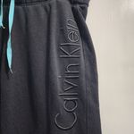 Calvin Klein Calvin Klein Pants Womens Size Medium Black Cropped Raw Hem Elastic Waist Photo 5