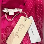 Let Me Be Sleeveless Sheer Tiered Midi Dress Size Medium NWT Red Photo 3