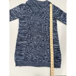 Jason Maxwell  Tunic Sweater Dress Small Marled Knit Stretch Acrylic Slits Photo 5