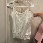 Studio Y Vintage y2k lace trim cami stretchy babydoll  white angel fairy Photo 10