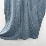 prAna  Cozy Up Henley Vintage Blue Heather Raglan Half Sleeve Dress‎ Sz M Pockets Photo 4