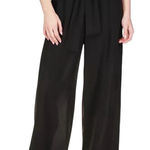 NYCC Flowy Wide Leg Business Casual Black Pants | Size Large Photo 0