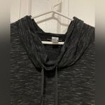 Eddie Bauer  Black Marbled Women's Cowl Neck Long Sleeve Shirt Photo 3