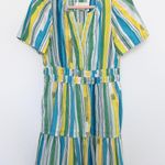 Anthropologie Womens Dress Size M Somerset Striped Summer Boho Coastal Cowgirl‎ Size M Photo 0