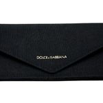 Dolce & Gabbana D&G Black Fabric Travel Eye Glasses Sunglasses Case Photo 0