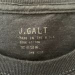 Brandy Melville  navy poppy baby tee Photo 2