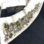 Ted Baker London Sweater Jeweled Embellished Collar Photo 2