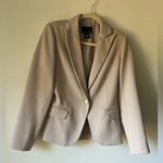 Cynthia Rowley  Women’s Beige Textured Blazer Jacket Size M Single Button Photo 0