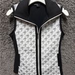BYLYSE Quilted long vest Black white Petite small Size undefined Photo 0