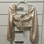 Princess Polly Estee Satin Top Champagne Photo 2