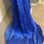 JJ's House JJ’S House Blue And White Sequined formal Prom dress. Photo 7