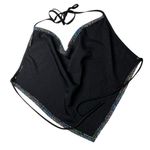 PaperMoon Y2K Disco Diva  Shimmering Glitter Iridescent Fairy Clubwear Halter Top Photo 3