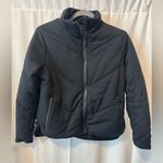 Three Dots  Women’s Quilted Black Knit Jacket Size Small Photo 0
