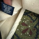 Lands' End Land’s End Leather Handle Paisley Canvas Tote Photo 10