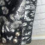 Chico's Chico’s Women’s Artsy Contemporary Silver Black Multi Print Jacket 3/XL Photo 6