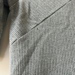 H&M  | Grey Straight Dress Size 8 Mock Neck Short Sleeve Photo 2