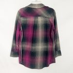 Joie  Women's Plaid Button Down Ruffle Shirt Size XS Photo 5