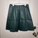 Free People NWT  Green Faux-Leather Skirt Sz 0 Photo 10