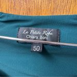 Chiara Boni  La Petite Robe 3/4 Sleeve Dress Ruffle Hem Green Teal IT 50 US 14 Photo 6