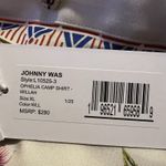 Johnny Was  Short Set XL  Silk Blend Satin Birds Artsy Photo 5