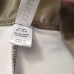 Zenana Outfitters green taupe faux leather bike shorts size XL Photo 2