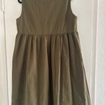 Anthropologie Sleeveless Olive Green Dress Size XXL Photo 1