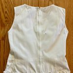 Red Valentino White Tiered Ruffle Fit & Flare Dress Womens 10 Photo 6