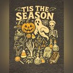 Tis the Season Shirt Retro Halloween Shirt Vintage Halloween Shirt Fall Large Black Photo 2