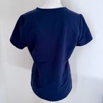 FIGS  Navy Blue Women's V-Neck Scrub Top Photo 1
