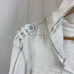 Free Planet  Ivory Long Sleeve Hoody Tee T Shirt Top L Photo 2