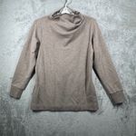 Varley  Bristol Sweat Pullover XS Cowl Funnel Neck Neutral Taupe Casual Minimal Photo 1