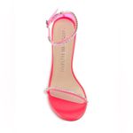 Stuart Weitzman NudistGlam PVC Ankle Sandals NWT 8.5 Pink Crystal Illusion Heel Photo 5