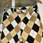 SheIn Argyle Denim Wide Leg Mom Jeans - small Photo 2