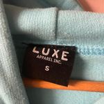 Luxe Apparel Inc. Aqua Nassau Bahamas Hoodie Size S GUC Photo 4